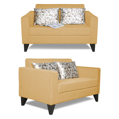 Adorn India Bladen 3-2 Five Seater Sofa Set (Beige)