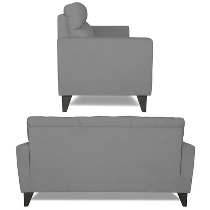 Adorn India Cardello 3-1-1 Five Seater Sofa Set (Grey) (3 Year Warranty)