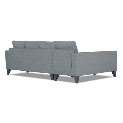 Adorn India Beetle Plus Bricks L Shape 6 Seater Sofa Set (Left Hand Side) (Grey) (3 Year Warranty)