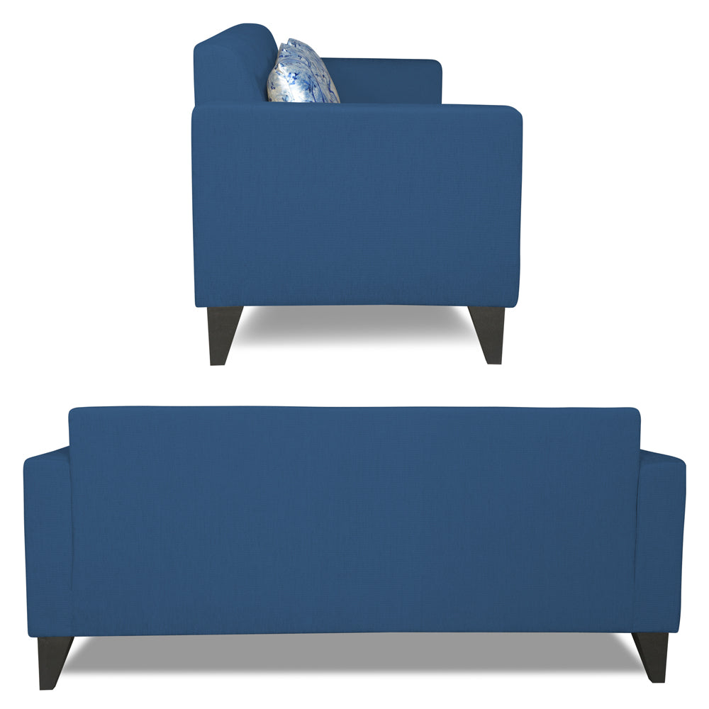 Adorn India Bladen 3-1-1 Five Seater Sofa Set (Wood) (Blue)