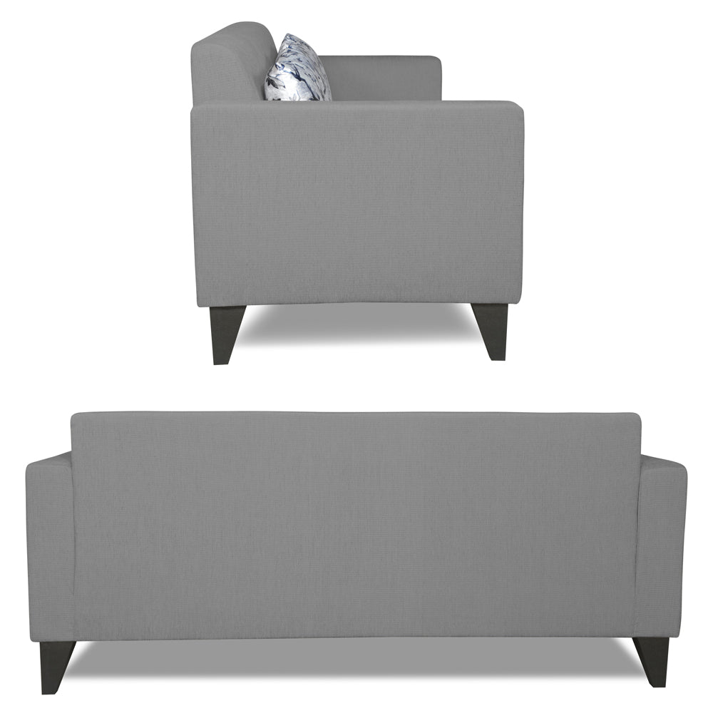 Adorn India Bladen 3-1-1 Five Seater Sofa Set(Grey)