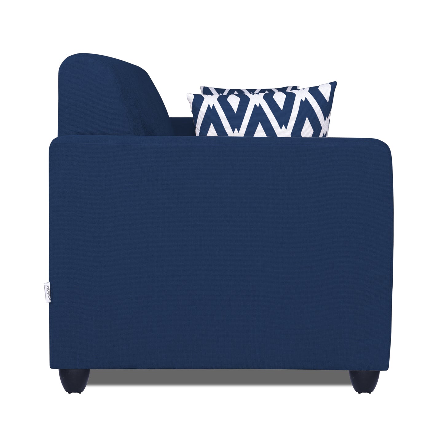 Adorn India Rio HighBack 3+1+1 5 Seater Sofa Set (Blue) (3 Year Warranty)