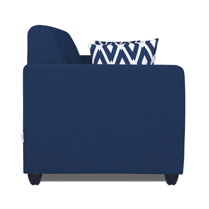 Adorn India Rio HighBack 3+1+1 5 Seater Sofa Set (Blue) (3 Year Warranty)