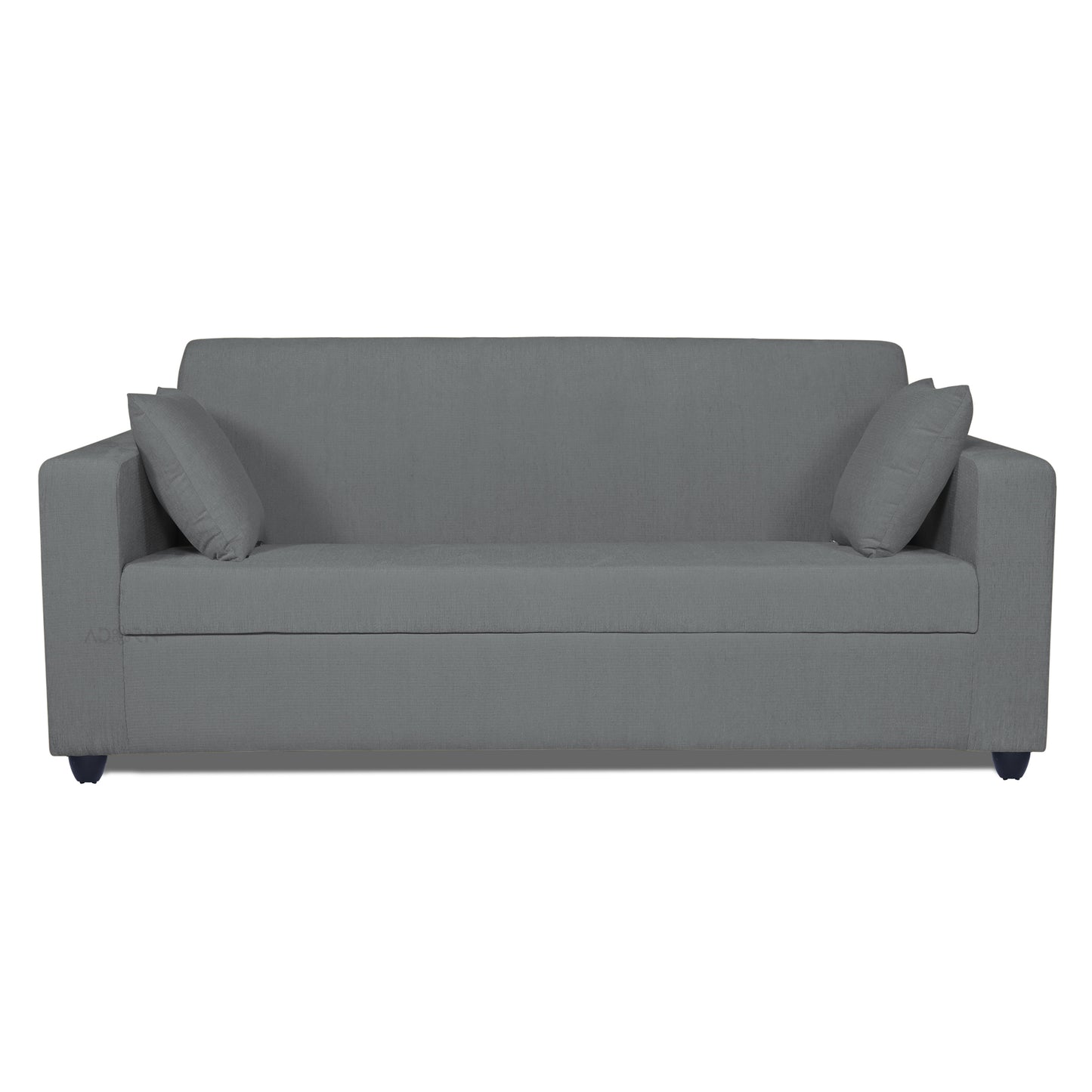 Adorn India Rio Decent 3 Seater Sofa(Grey) (3 Year Warranty)