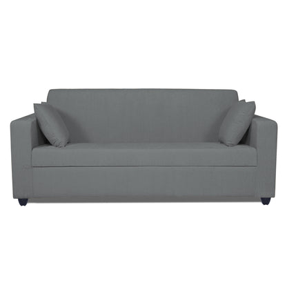 Adorn India Rio Decent 3 Seater Sofa(Grey) (3 Year Warranty)