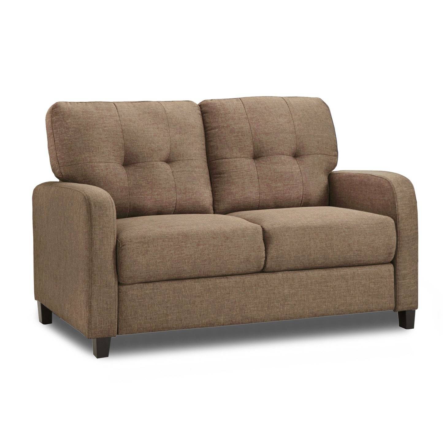 Adorn India Astor Two Seater Sofa (Camel)