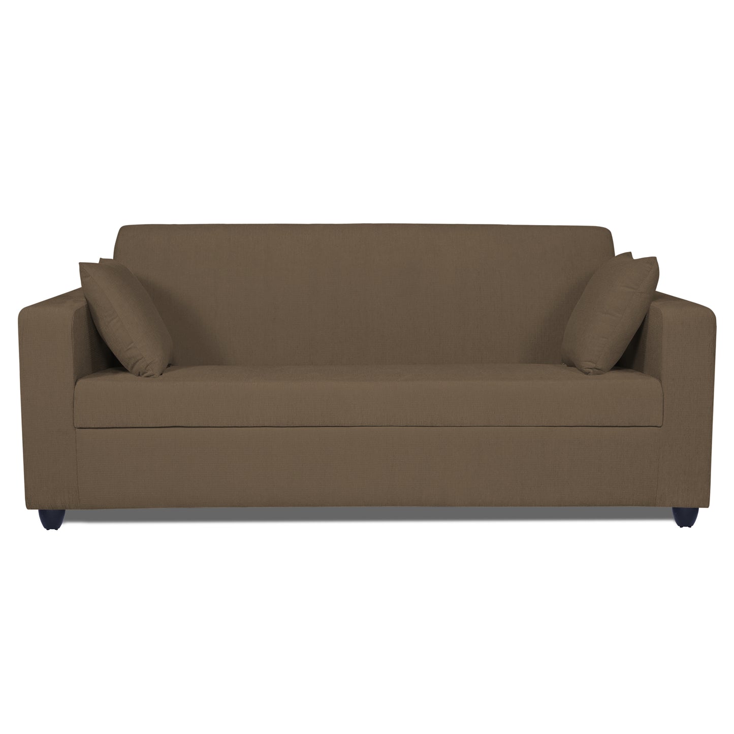 Adorn India Rio Decent 3 Seater Sofa(Brown) (3 Year Warranty)