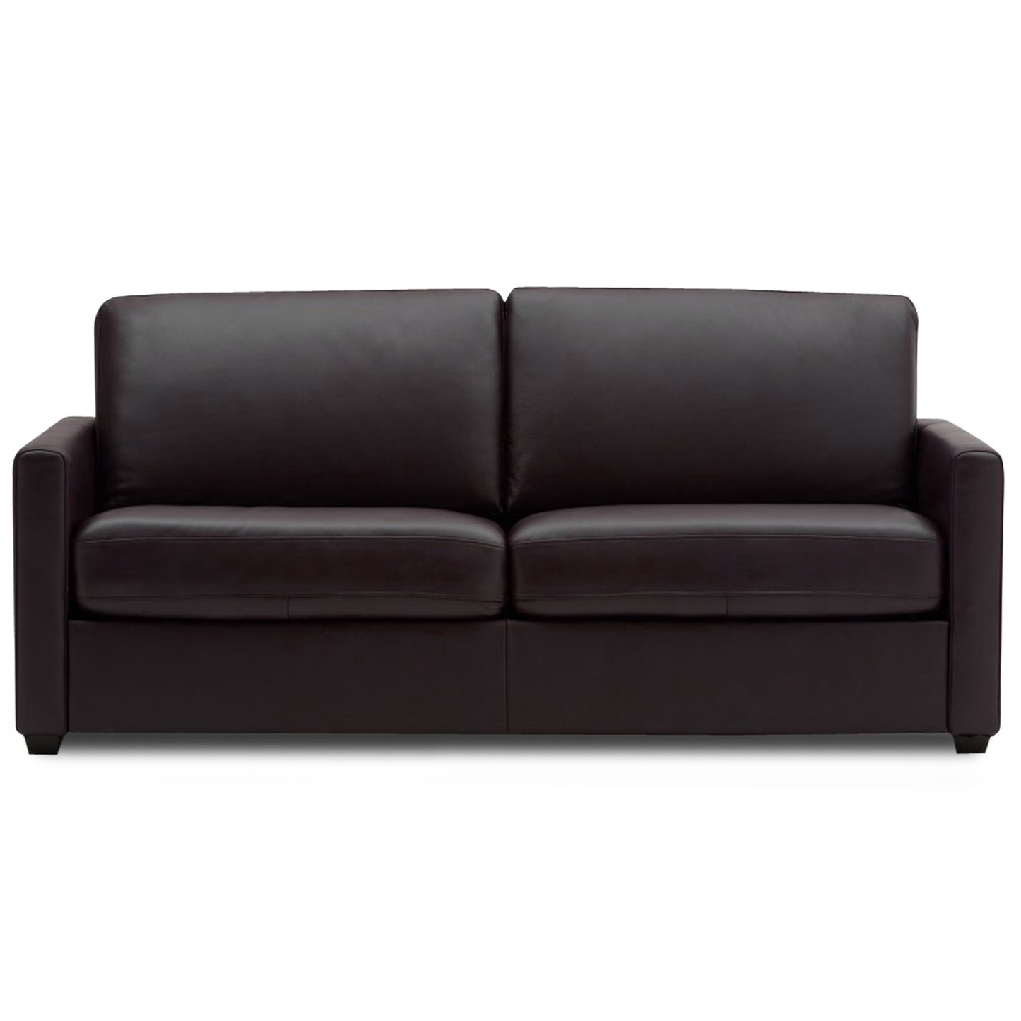 Adorn India Exclusive Flavio Leatherette Three Seater Sofa (Brown)