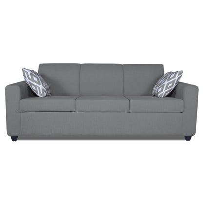 Adorn India Monteno 3 Seater Sofa (Grey) (3 Year Warranty)