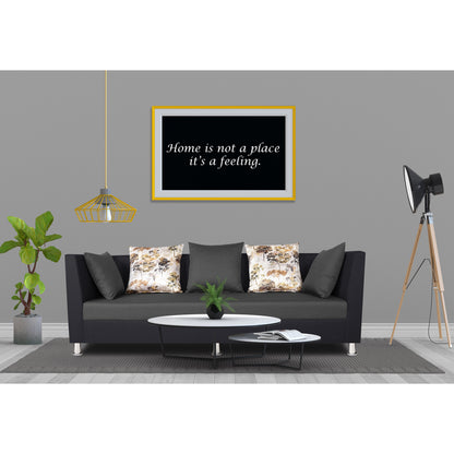 Adorn India Exclusive Two Tone Alica Three Seater Sofa (Dark Grey & Black), Wood, Foam