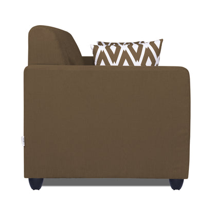 Adorn India Rio HighBack 3+1+1 5 Seater Sofa Set (Brown) (3 Year Warranty)
