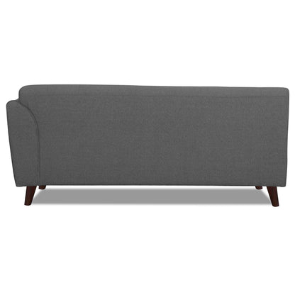 Adorn India Leaf 6 Seater Corner Sofa Left Hand Side (Grey)