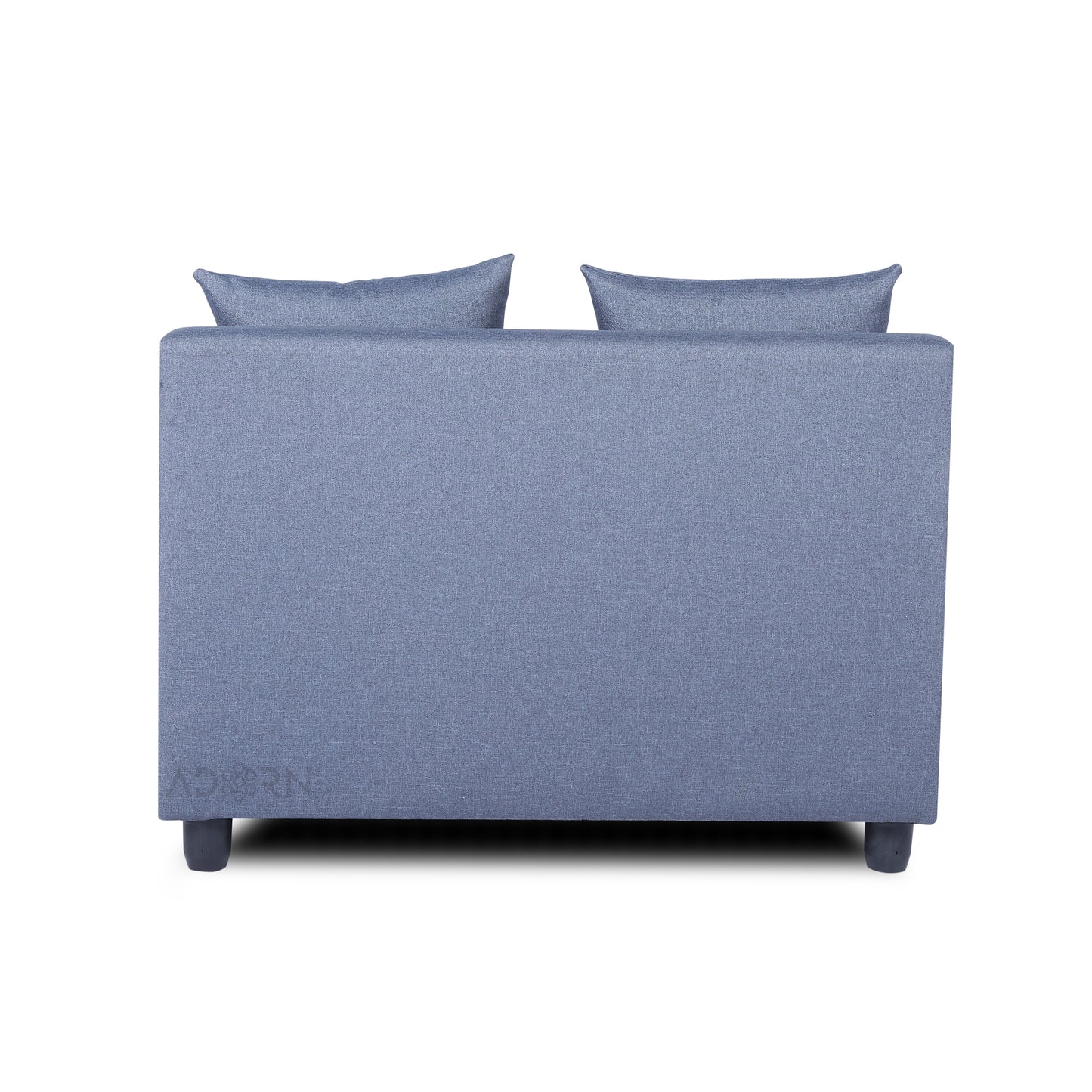 Adorn India New Straight Line Modular 5 Seater Sofa Set (Dark Grey)
