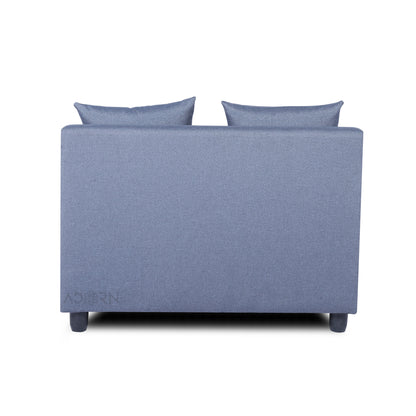 Adorn India New Straight Line Modular 5 Seater Sofa Set (Dark Grey)