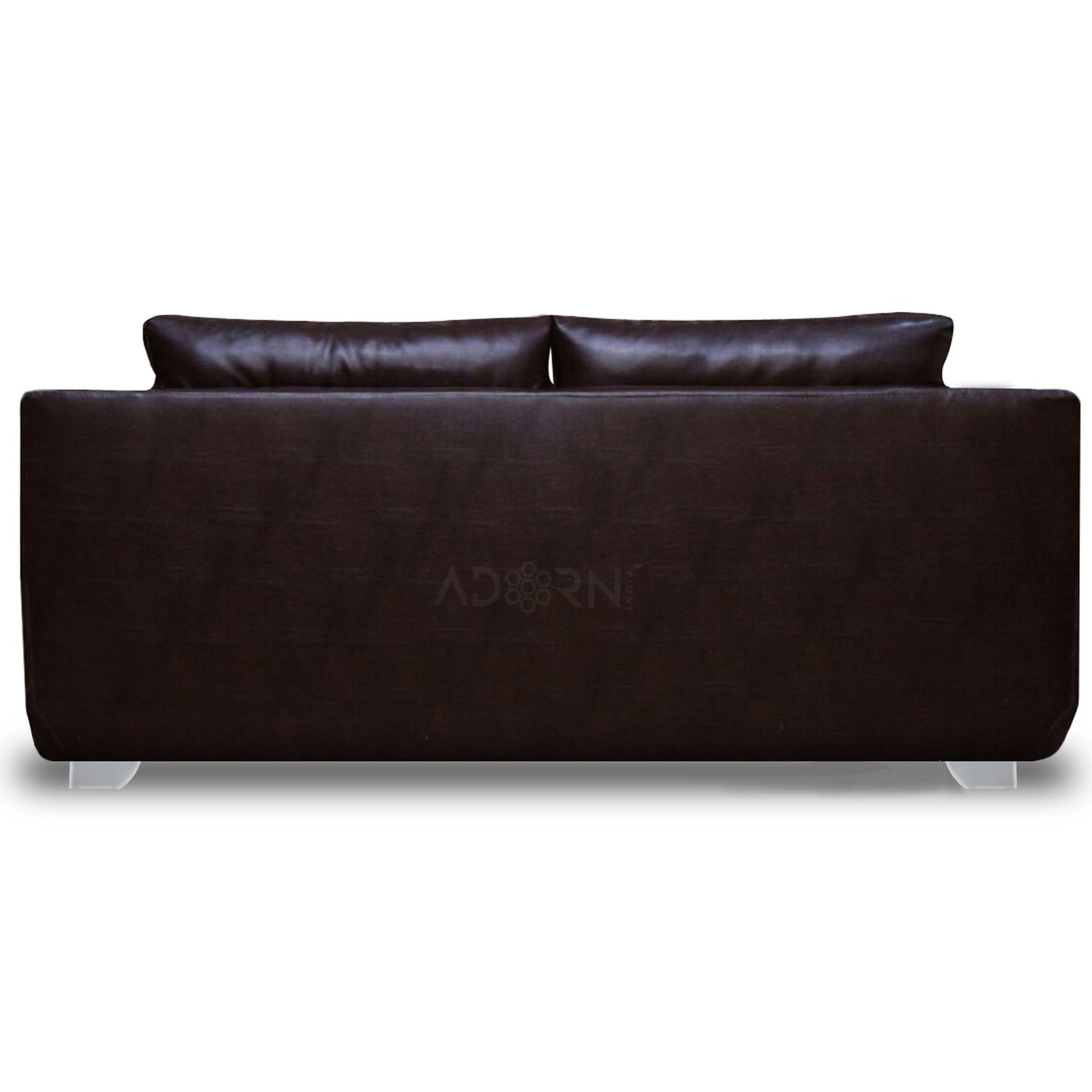 Adorn India Soleado Leatherette  Five Seater Sofa Set 3-2 (Brown)