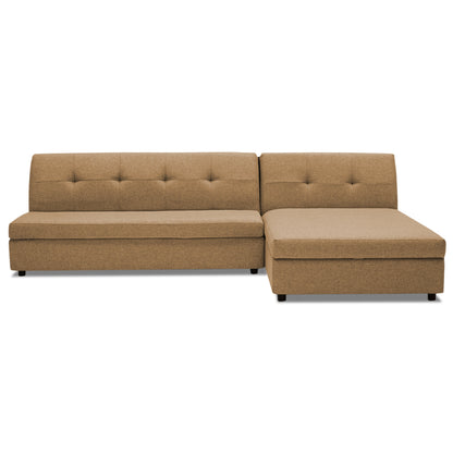 Adorn India Atlas Modular Sofa Set (Camel) (3 Year Warranty)