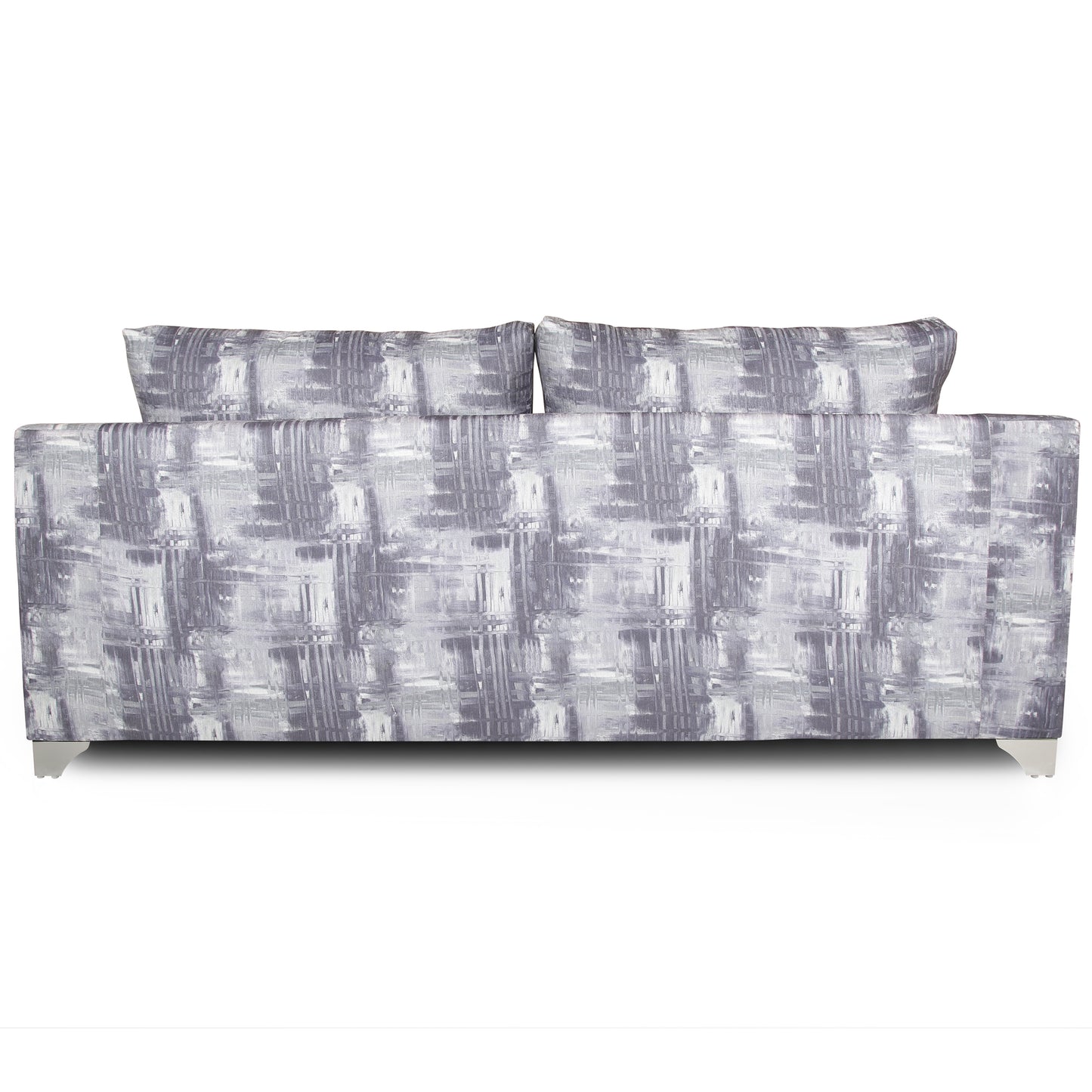 Adorn India Alanza 3 Seater Sofa Digitel Print (Grey)