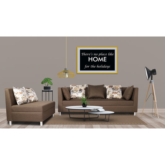 Adorn India Alica Modular Sofa Set(Camel)